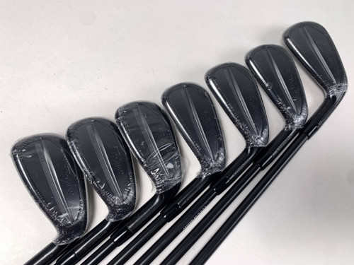 Titleist T200 2025 Black Iron Set 4-PW True Temper AMT S300 Black Stiff RH NEW, 1 of 12