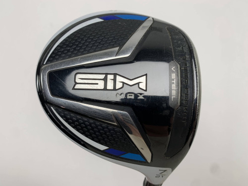 TaylorMade SIM MAX 7 Fairway Wood 21* OBAN Devotion 6 Blue 04 65g Stiff RH, 1 of 12