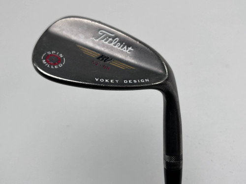 Titleist Vokey Spin Milled Black 2009 Wedge 52* 8 Bounce Wedge Steel Mens RH, 1 of 12