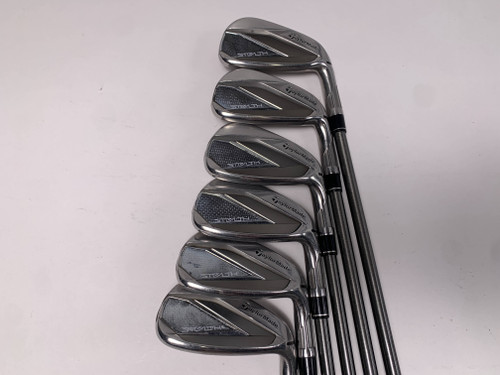 TaylorMade Stealth Iron Set 6-PW+GW AeroTech SteelFiber i70 Senior Mens RH, 1 of 12