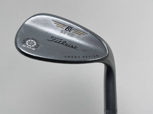 Titleist Vokey Spin Milled SM4 Chrome Wedge 52* 8 Bounce Wedge Steel Mens RH, 1 of 12