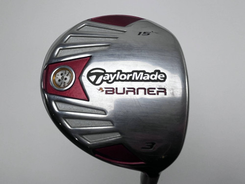 TaylorMade Burner Steel 2007 3 Fairway Wood 15* REAX SuperFast 50g Stiff Mens RH, 1 of 12