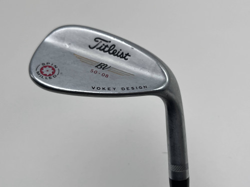 Titleist Vokey Spin Milled Chrome 2009 Wedge 50* 8 Bounce Wedge Steel Mens RH, 1 of 12