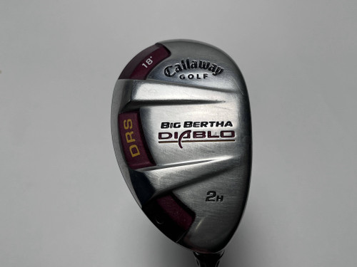 Callaway Big Bertha Diablo 2 Hybrid 18* 60g Stiff Graphite Mens RH, 1 of 12