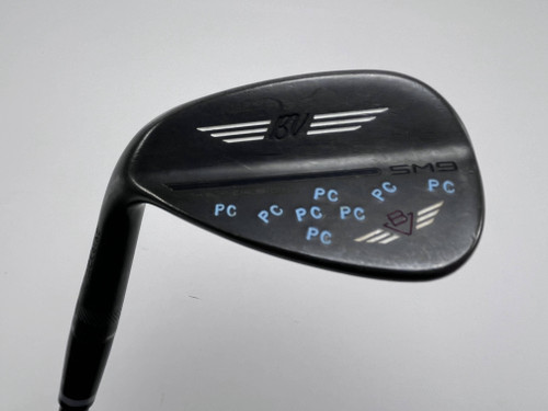 LEFTY Titleist Vokey SM9 Jet Black Wedge 46* 10 F-Grind X100 X-Stiff Steel RH, 1 of 12