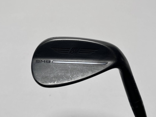 Titleist Vokey SM9 Jet Black Wedge 52* 8 Bounce F-Grind Accra Stiff Steel RH, 1 of 12