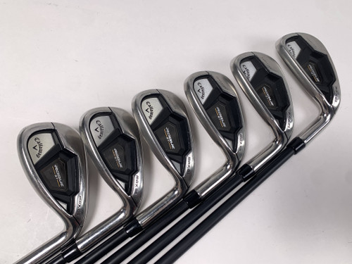 Callaway Rogue ST Max OS Lite Iron Set 6-PW+GW Project X 5.0 Senior Graphite RH, 1 of 12