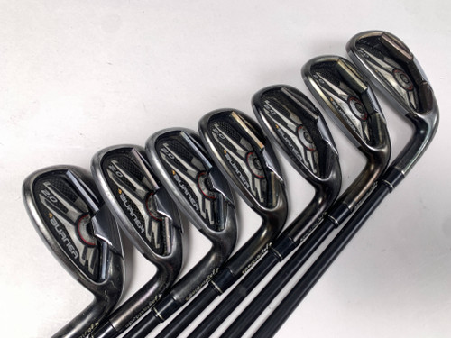 TaylorMade Burner 2.0 Iron Set 6-PW+AW+SW SuperFast 65g Stiff Graphite Mens RH, 1 of 12