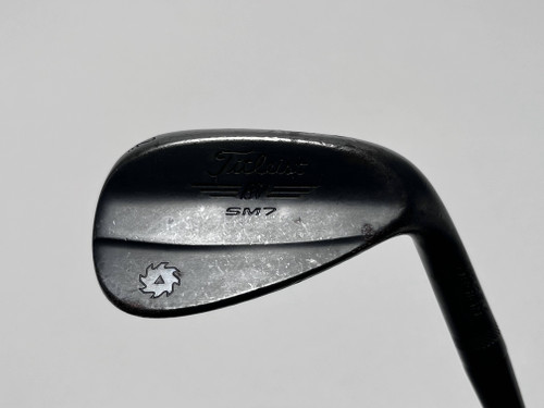 Titleist Vokey SM7 Jet Black Gap Wedge GW 52* 8 Bounce F-Grind Wedge RH, 1 of 12