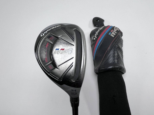 TaylorMade M4 4 Hybrid 22* Fujikura Atmos Red 7S Stiff RH HC Midsize Grip, 1 of 12