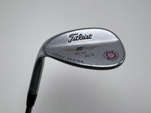 Titleist Vokey Spin Milled Chrome 2009 Lob Wedge LW 60* 7 Bounce Wedge LH, 1 of 12