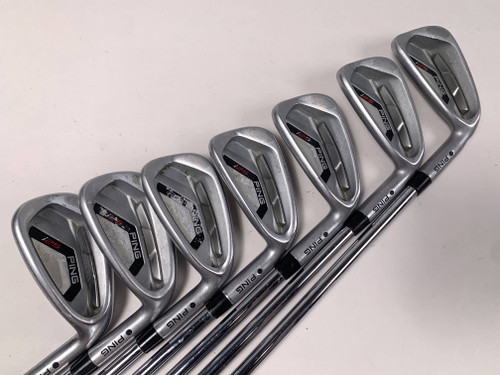 Ping i25 Iron Set 4-PW+GW Black Dot CFS Stiff Steel Mens RH No 9 iron, 1 of 12