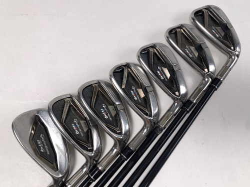 TaylorMade M4 Iron Set 5-PW+GW Fujikura Atmos Red 7S Stiff Graphite Mens RH, 1 of 12