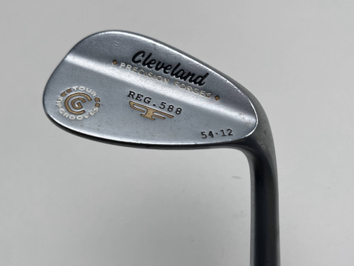 Cleveland 588 Chrome 2012 Sand Wedge SW 54* 12 Bounce Wedge Steel Mens RH, 1 of 12