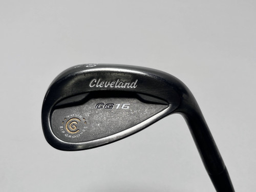 Cleveland CG16 Black Zip Groove Gap Wedge GW 50* 10 Bounce Traction Wedge RH, 1 of 12