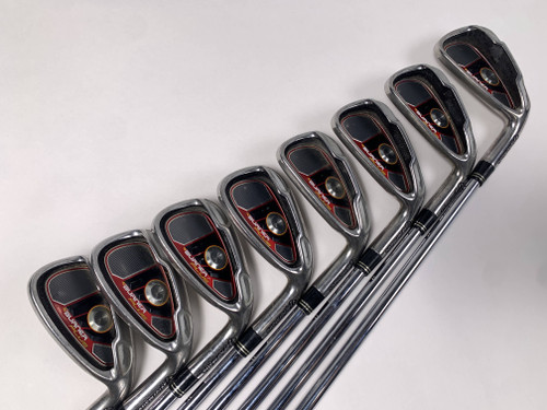 TaylorMade Burner Plus Iron Set 4-PW+AW Burner 85g Regular Steel Mens RH +1/2", 1 of 12