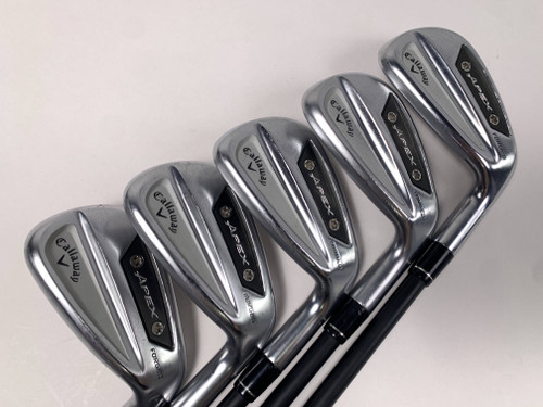 Callaway Apex Ai300 Iron Set 7-PW+AW Mitsubishi Chemical MMT Senior Graphite RH, 1 of 12