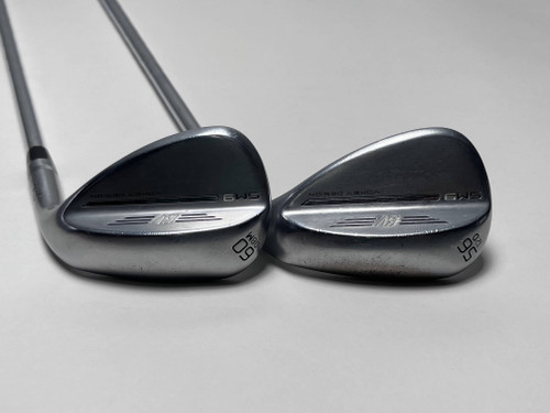 Titleist Vokey SM9 Tour Chrome Wedge Set 56* 12 60* 8 KBS Tour Lite Stiff Steel, 1 of 12