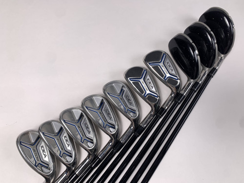 Adams Idea A7 OS Hybrid Iron Set 3H-5H 6-PW+GW+SW ProLaunch AXIS Regular RH, 1 of 12