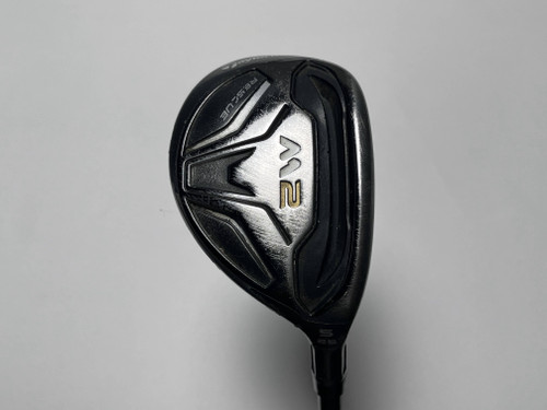 TaylorMade M2 5 Hybrid 25* M2 REAX 55g Senior Graphite Mens RH Oversize Grip, 1 of 12