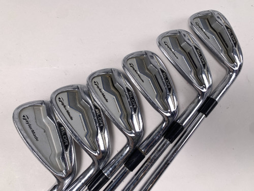 TaylorMade SLDR Iron Set 5-PW KBS Tour C-Taper 90g Stiff Steel Mens RH +1/2'', 1 of 12