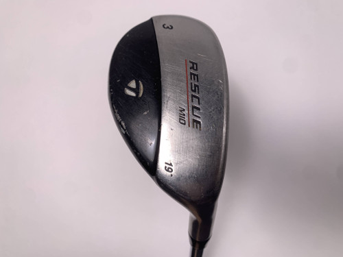 TaylorMade Rescue Mid 3 Hybrid 19* Light Metal 95g Regular Steel Mens RH, 1 of 12