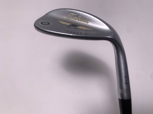 Titleist Vokey Spin Milled CC Chrome Wedge 58* 4 Bounce S200 Wedge Steel Mens RH, 1 of 12