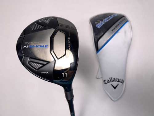 Callaway Paradym Ai Smoke Max 11 Fairway Wood 27* Cypher 5.0 50g Senior RH HC, 1 of 12