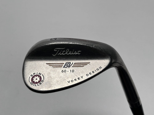 Titleist Vokey Spin Milled Black 2009 Wedge 60* 10 Bounce Wedge Steel Mens RH, 1 of 12
