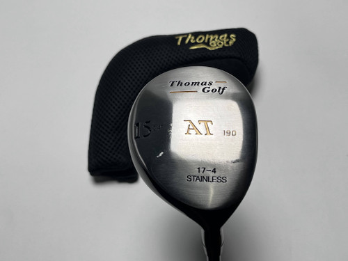 Thomas Golf AT 190 15 Fairway Wood 34* Regular Graphite Mens RH HC, 1 of 12