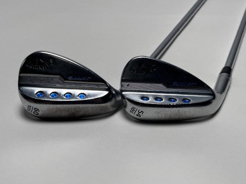 Callaway Jaws MD5 Platinum Chrome Wedge Set 54* 60* S200 Steel Mens LH, 1 of 12