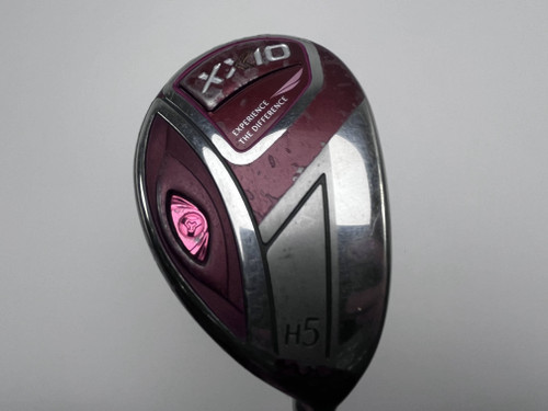 XXIO Eleven Bordeaux 5 Hybrid 25* MP1100 L 34g Ladies Graphite Womens RH, 1 of 12