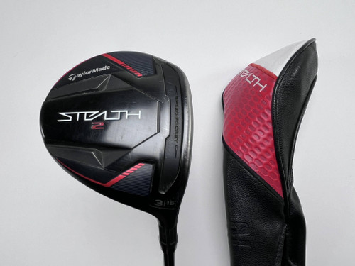 TaylorMade Stealth 2 3 Fairway Wood 15* Fujikura Ventus Red TR 5R Regular RH HC, 1 of 12