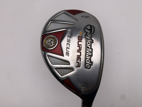 TaylorMade Burner Rescue 3 Hybrid 19* REAX SuperFast 65g Stiff Graphite Mens RH, 1 of 12