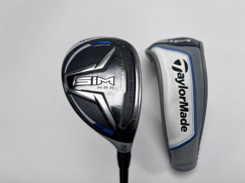 TaylorMade SIM MAX 3 Hybrid 19* Fujikura Ventus Blue 7-S Stiff RH Midsize Grip, 1 of 12