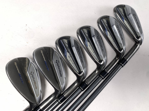 TaylorMade Speedblade Iron Set 7-PW+GW+SW VeloxT Ladies Graphite Womens RH, 1 of 12