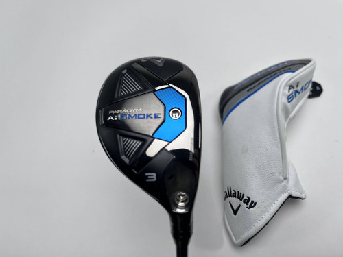 Callaway Paradym Ai Smoke 3 Hybrid 18* Project X HZRDUS 6.0 75g Stiff RH HC, 1 of 12