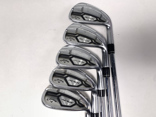 Callaway Apex CF 16 Iron Set 5-PW KBS Tour V 110g Stiff Steel Mens RH- No 7i, 1 of 12