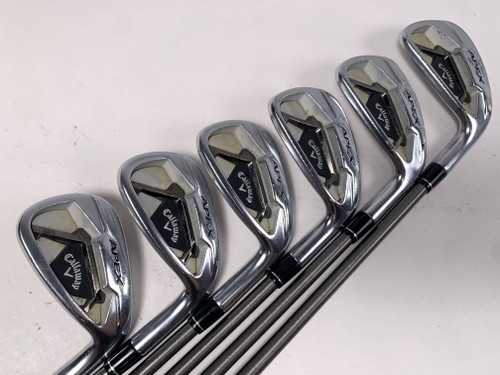 Callaway Apex 21 Iron Set 5-PW AeroTech SteelFiber FC80 F3 Regular RH -1/2'', 1 of 12