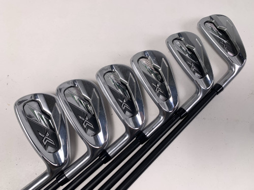 XXIO X 2022 Iron Set 5-PW Miyazaki AX-II Flex 4334 59g Stiff Graphite Mens RH, 1 of 12