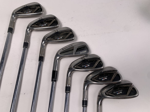 LEFTY TaylorMade M4 Iron Set 4-PW KBS Max 85g Regular Steel Mens LH, 1 of 12