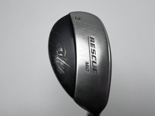 TaylorMade Rescue Mid 3 Hybrid 19* Light Metal 95g Stiff Steel Mens RH, 1 of 12