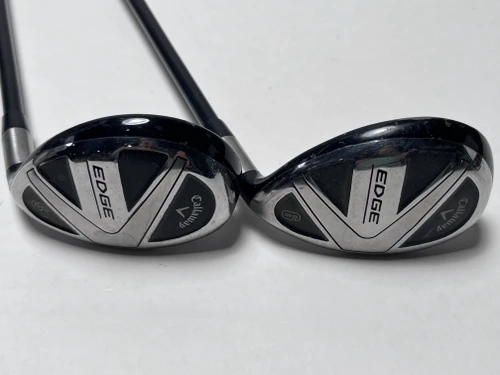 Callaway Edge 5 & 6 Hybrid Set 25* 28* Senior Graphite Mens RH, 1 of 12