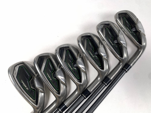 TaylorMade RocketBallz Iron Set 6-PW+AW 65g Senior Graphite Mens RH, 1 of 12