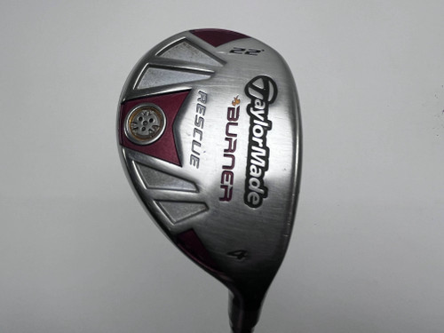 TaylorMade Burner Rescue 4 Hybrid 22* REAX SuperFast 65g Regular RH, 1 of 12