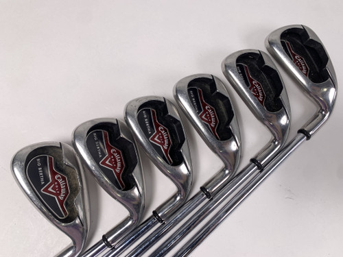Callaway Big Bertha 2006 Iron Set 4-PW Uniflex Steel Mens RH No 7 iron, 1 of 12