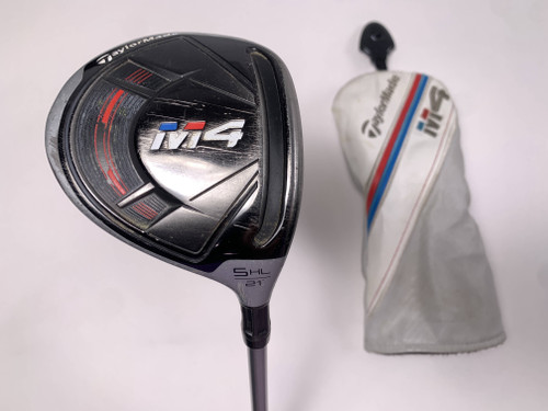 TaylorMade M4 5 Fairway Wood 21* REAX 45g Ladies Graphite Womens RH HC, 1 of 12