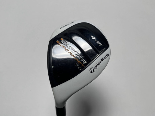 TaylorMade Burner Superfast 2.0 4 Hybrid 21* REAX 60g Regular LH Oversize Grip, 1 of 12