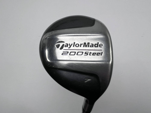 TaylorMade 200 Steel 7 Fairway Wood 21* Lite 80g Regular Graphite Mens RH, 1 of 12
