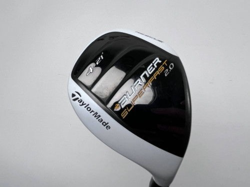 TaylorMade Burner Superfast 2.0 4 Hybrid 21* REAX 60g Regular Graphite Mens RH, 1 of 12
